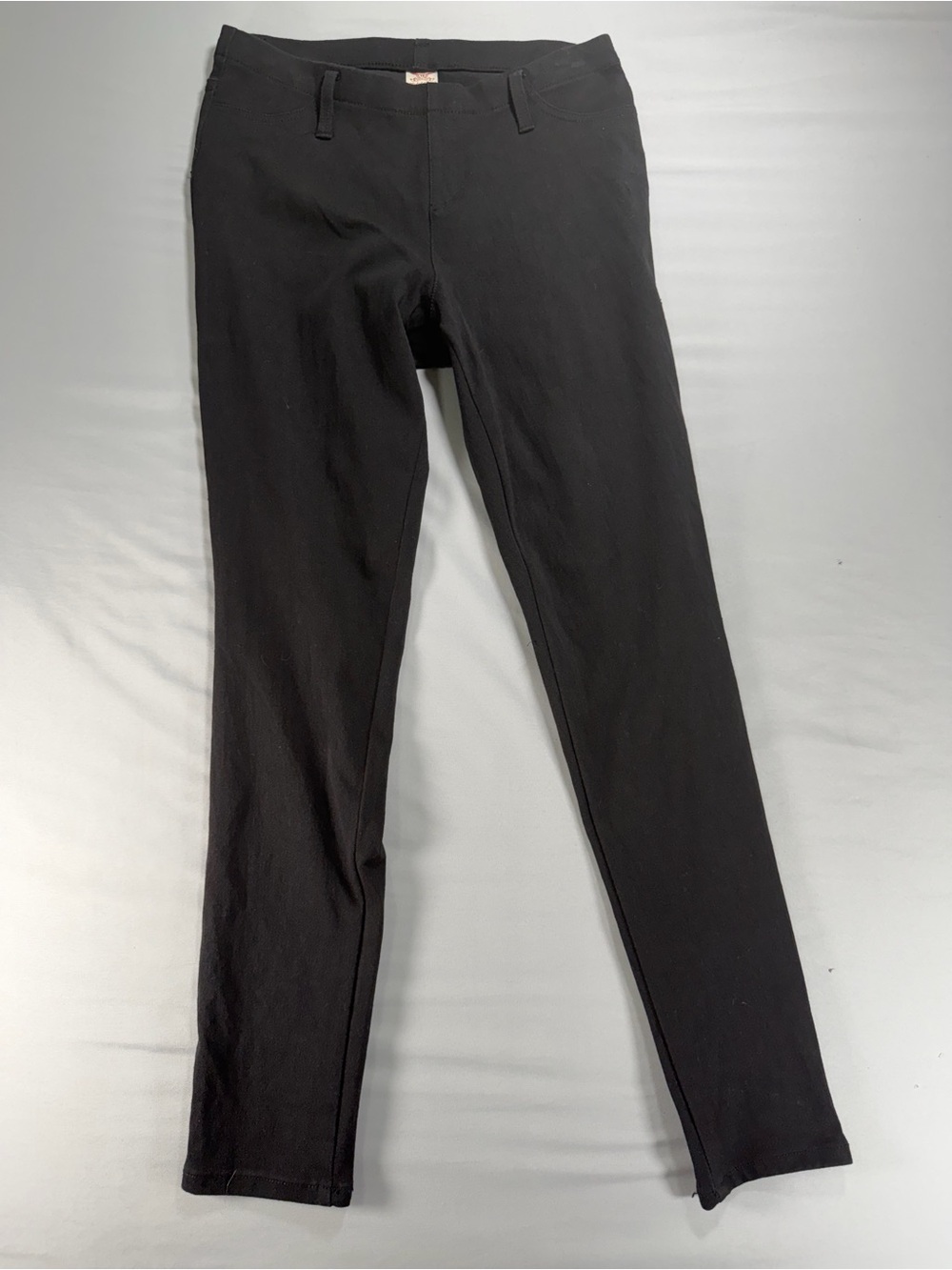 Faded Glory Black Skinny Stretch Pants Womens M 8-10 #1038